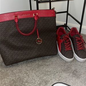 Very cute stylish fashionable Michael Kors sneakers only bag sold separately